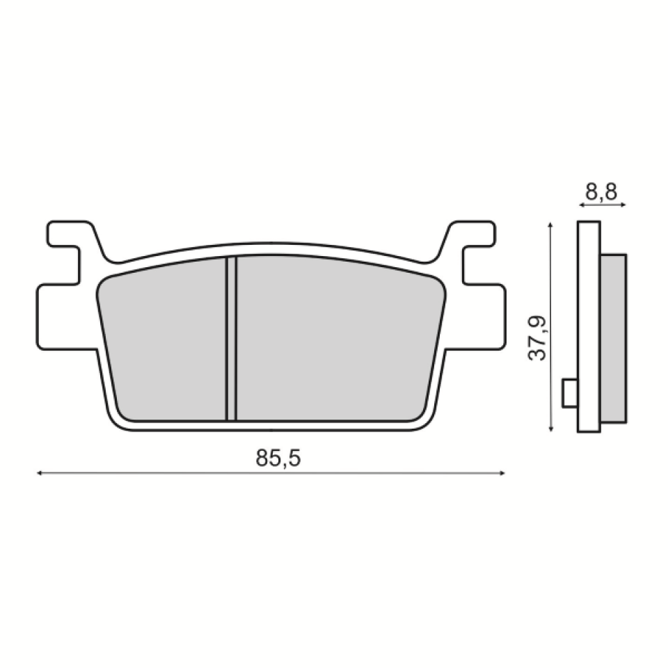 Plaquette de frein pour Kymco Ak