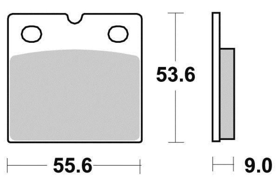 Plaquette de frein Ferodo pour Moto BMW 800 R 80 / 7 1979 à 1981 AR Neuf