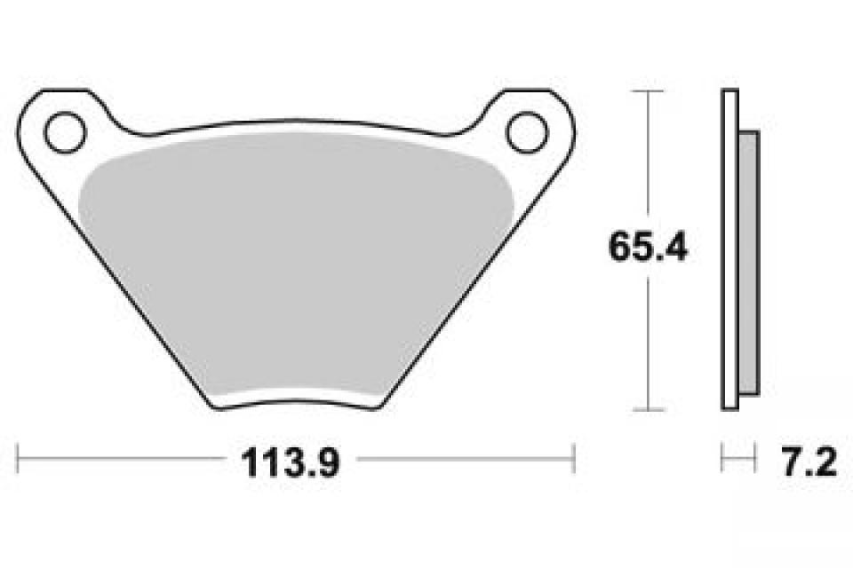 Plaquette de frein Ferodo pour Moto Harley Davidson 1200 FL 1972 à 1979 AV / AR Neuf