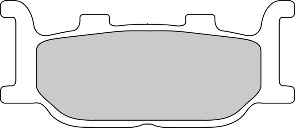 Plaquette de frein Ferodo pour Moto MZ 1000 S 2001 à 2005 AR / FDB2003ST Neuf