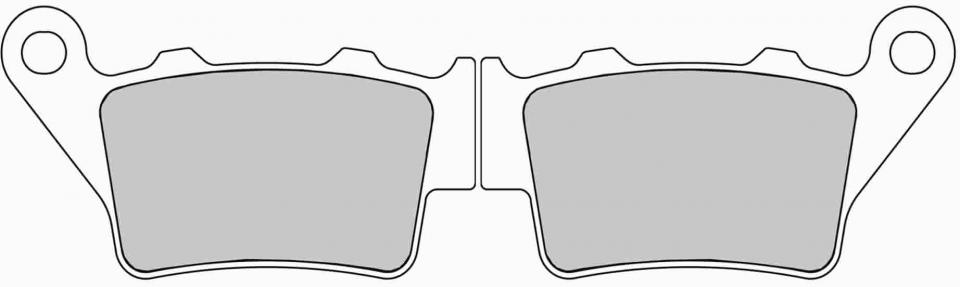 Plaquette de frein Ferodo pour Moto CF moto 650 MT 2022 à 2023 AR Neuf