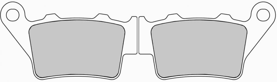 Plaquette de frein Ferodo pour Moto CF moto 650 MT 2022 à 2023 AR Neuf
