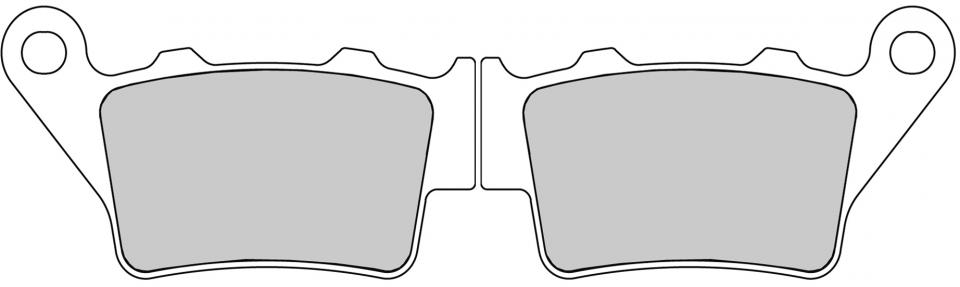 Plaquette de frein Ferodo pour Moto CF moto 300 NK 2020 à 2022 AR Neuf