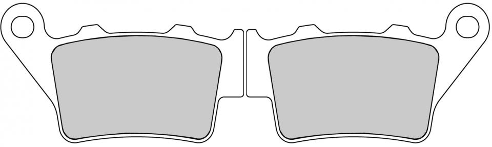Plaquette de frein Ferodo pour Moto CF moto 300 NK 2020 à 2022 AR Neuf