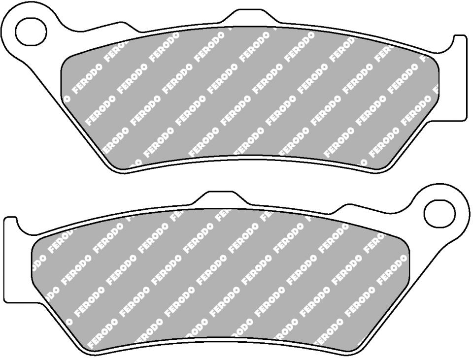 Plaquette de frein Ferodo pour Moto CF moto 650 MT 2022 à 2023 AV Neuf