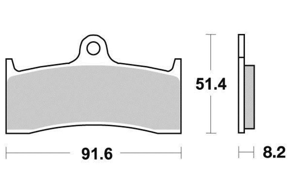 Plaquette de frein Ferodo pour Moto MV Agusta 750 F4 2001 à 2003 F401BA/F401BB / AV / FDB2036P Neuf