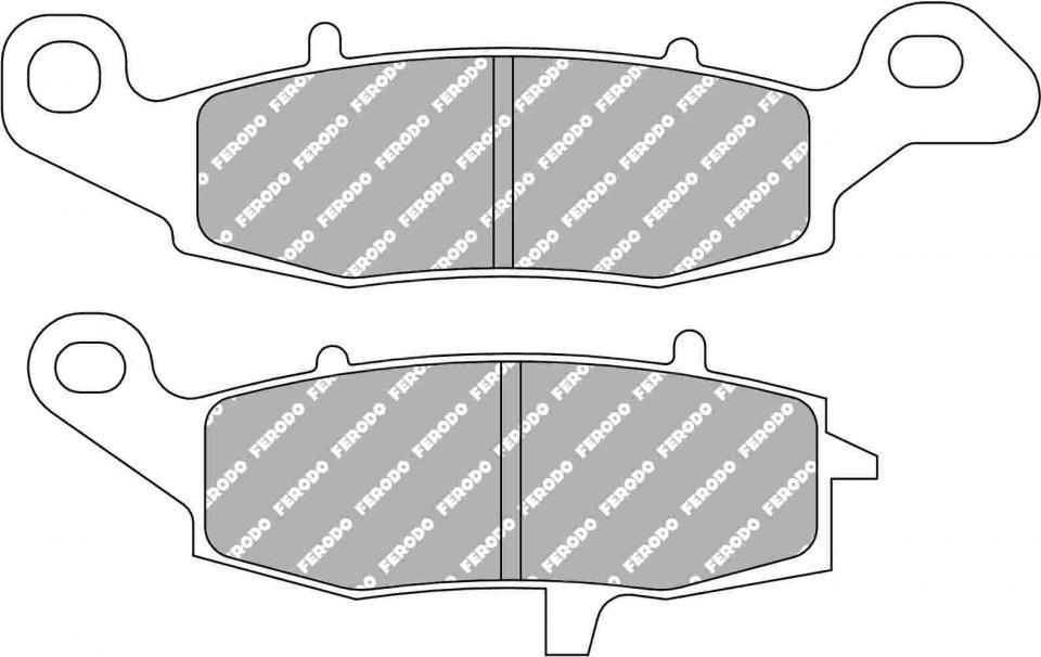 Plaquette de frein Ferodo pour Moto Kawasaki 1100 GPZ 1995 à 1997 ZX10E / AV Neuf