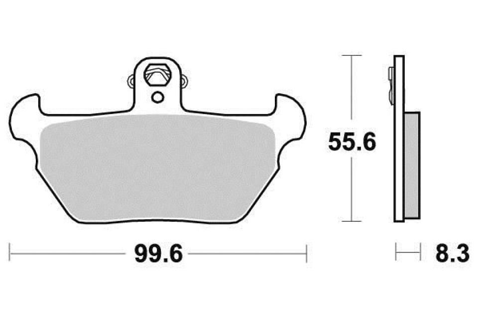 Plaquette de frein Ferodo pour Moto BMW 800 R 80 1991 à 1994 247E / AV Neuf