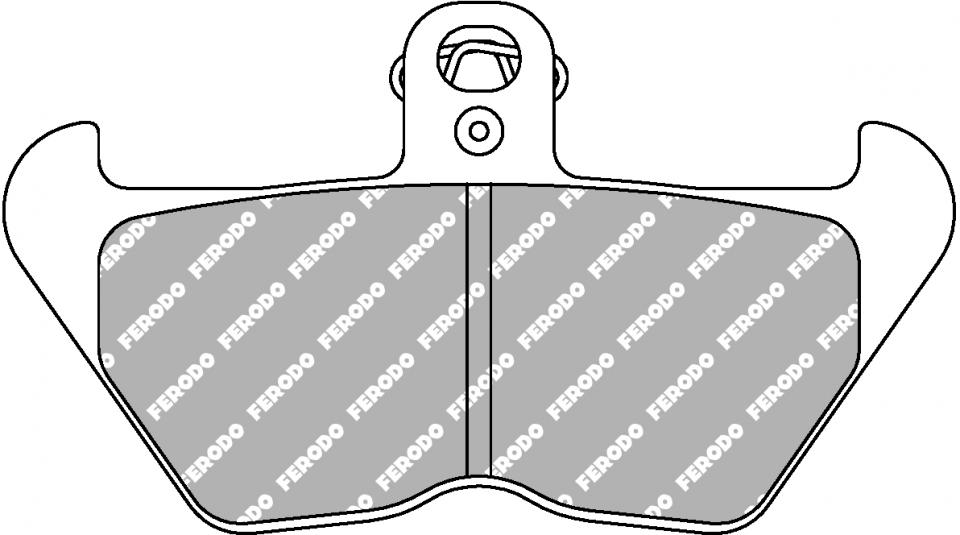 Plaquette de frein Ferodo pour Moto BMW 800 R 80 R 1993 à 1994 AV / FDB2050ST Neuf