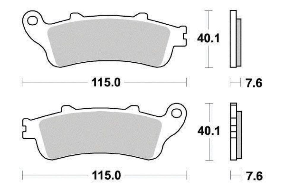 Plaquette de frein Ferodo pour Moto Honda 1100 CBR 1999 à 2000 SC35G / AV / AR Neuf