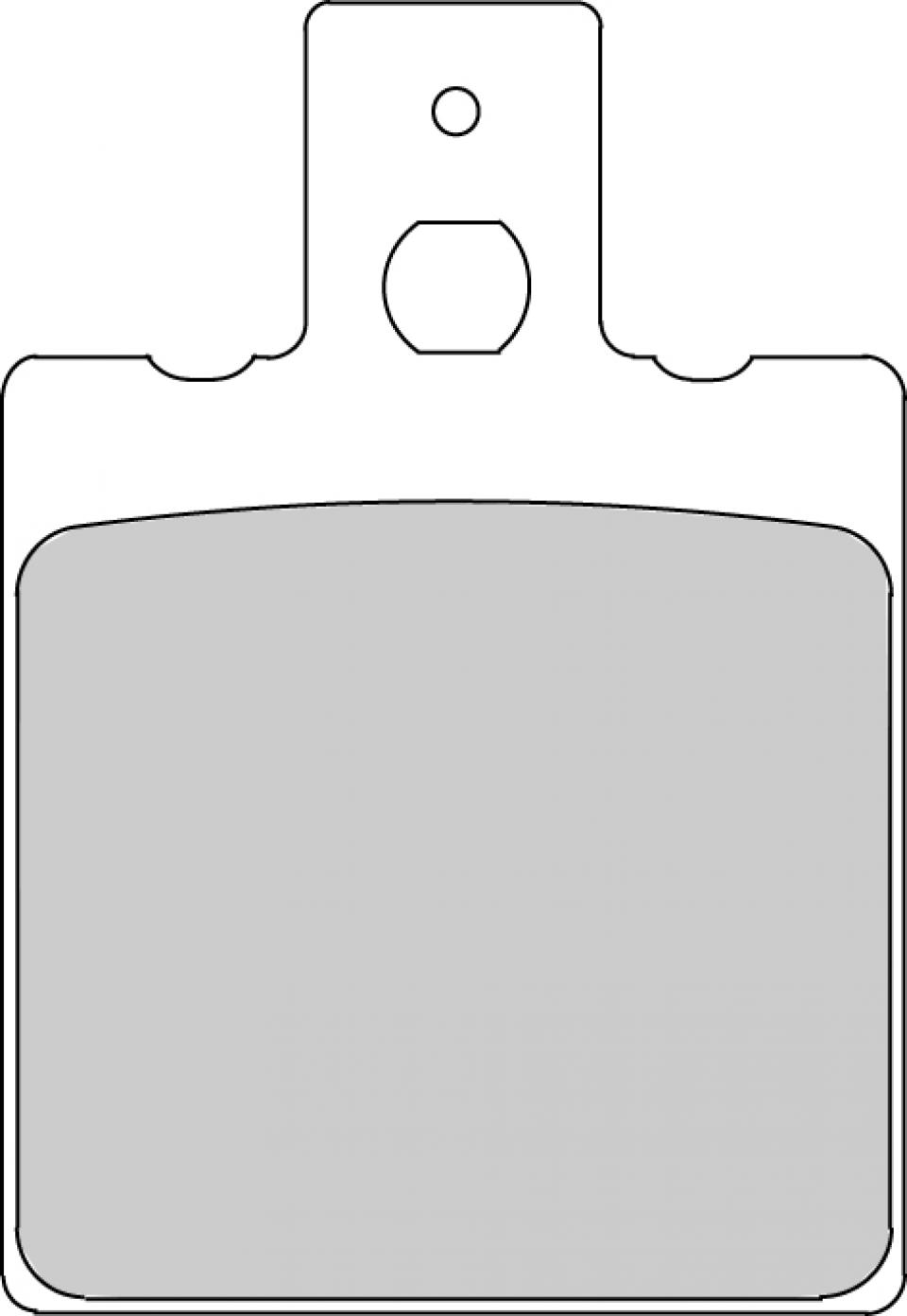 Plaquette de frein Ferodo pour Moto MZ 660 Skorpion Sport/Cup 1995 à 2001 AR Neuf
