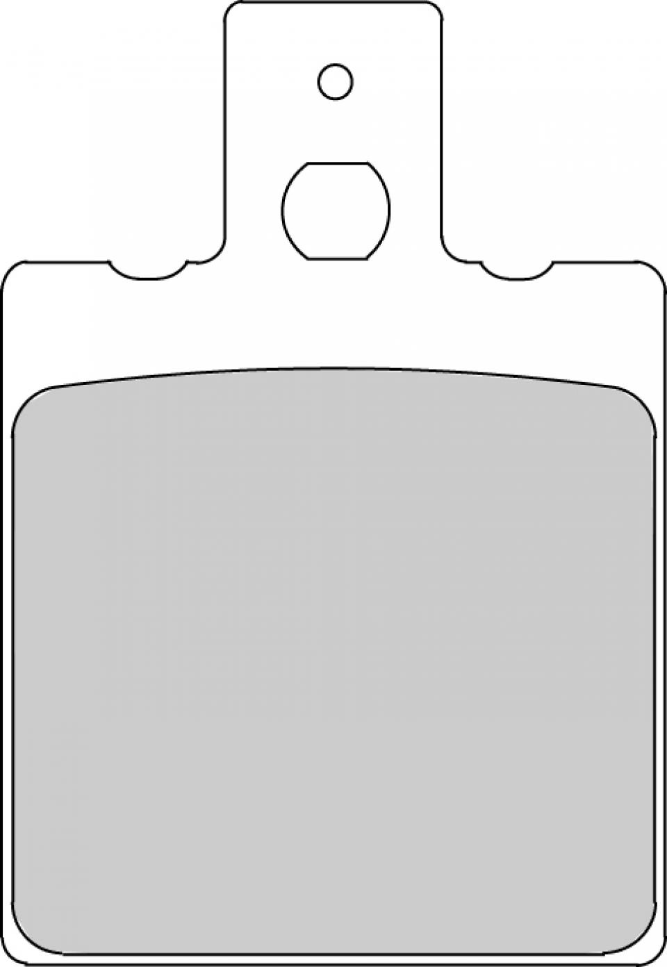 Plaquette de frein Ferodo pour Moto MZ 660 Skorpion Sport/Cup 1995 à 2001 AR Neuf