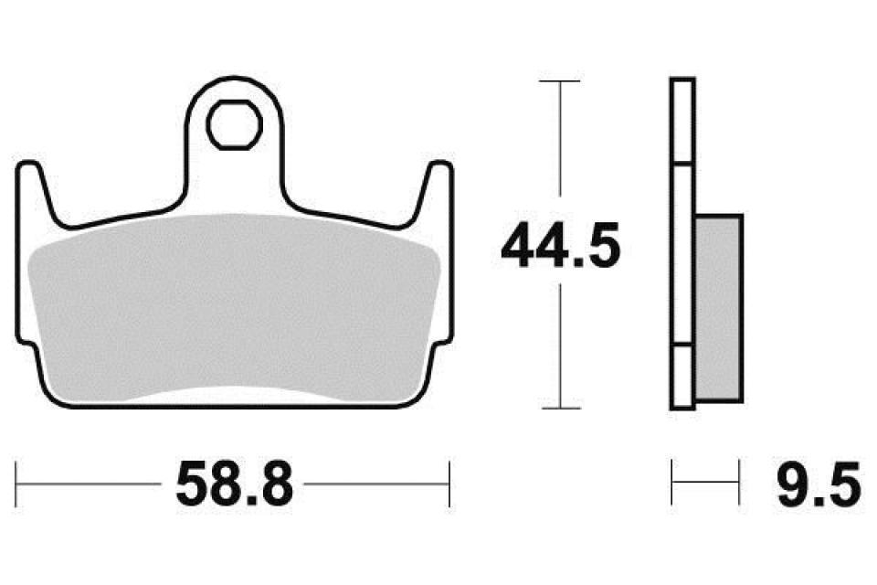 Plaquette de frein Ferodo pour Scooter Kymco 50 Sniper 1994 à 1996 PR50BB / AR Neuf