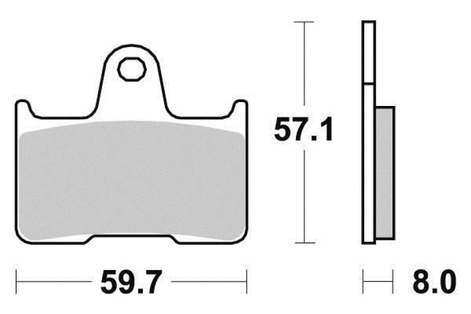 Plaquette de frein Ferodo pour Moto Honda 1300 CB 1998 à 2001 SC40 / AR Neuf