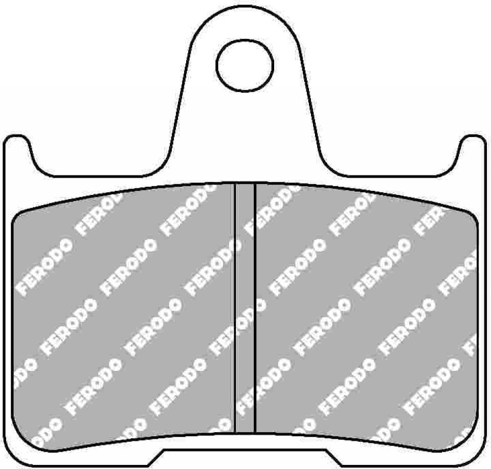 Plaquette de frein Ferodo pour Moto Honda 1300 CB X4 1997 à 1999 SC38 / AR Neuf