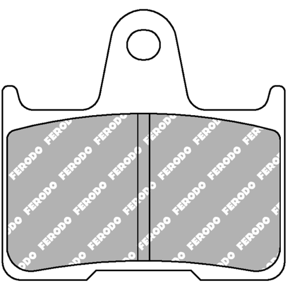 Plaquette de frein Ferodo pour Moto MZ 1000 S 2003 à 2005 AR / FDB2111ST Neuf