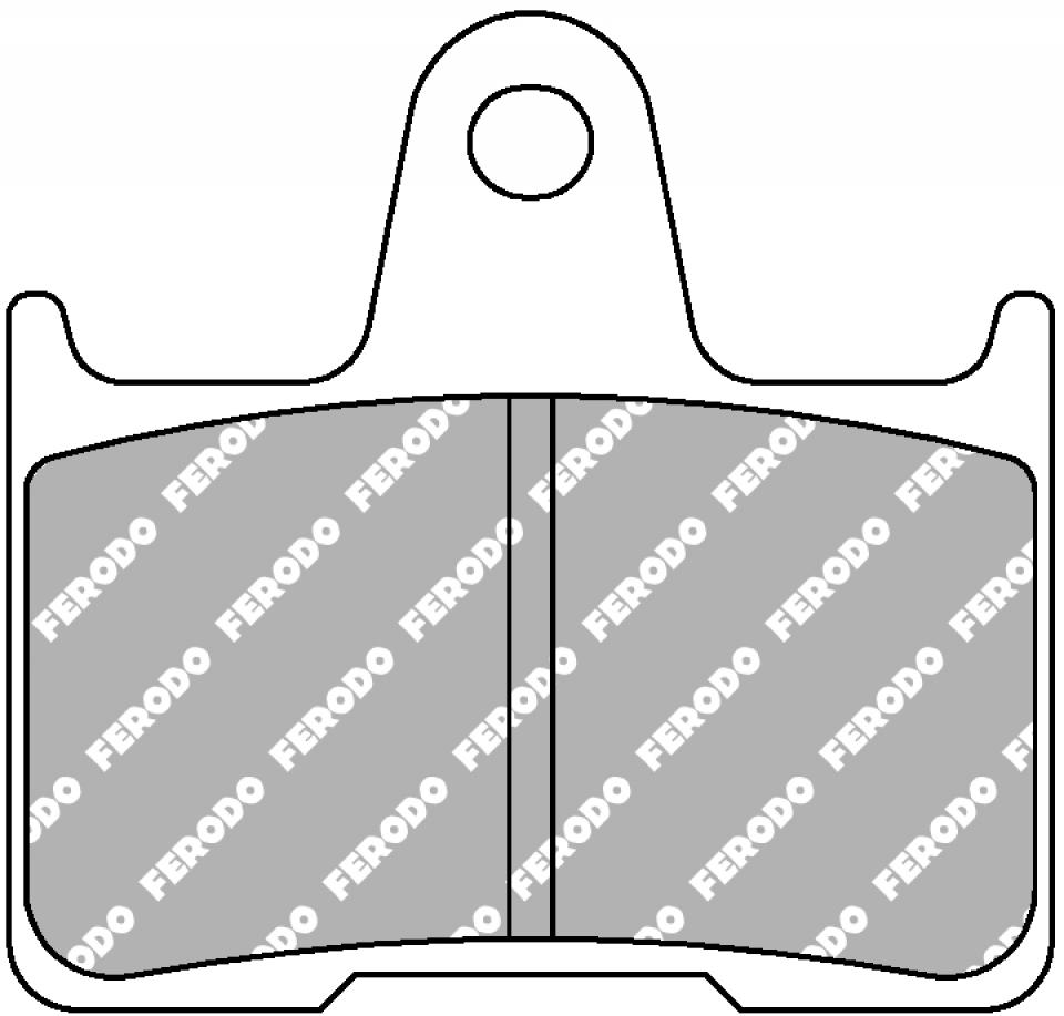 Plaquette de frein Ferodo pour Moto MZ 1000 S 2003 à 2005 AR / FDB2111ST Neuf