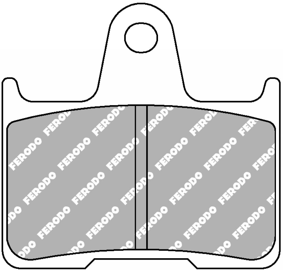 Plaquette de frein Ferodo pour Moto MZ 1000 S 2003 à 2005 AR / FDB2111ST Neuf
