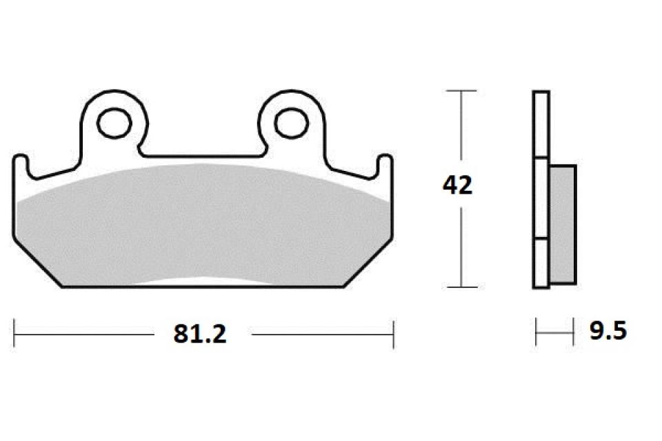 Plaquette de frein Ferodo pour Moto Honda 600 Cbr Fh Fj 1987 à 1988 AVG / AVD Neuf