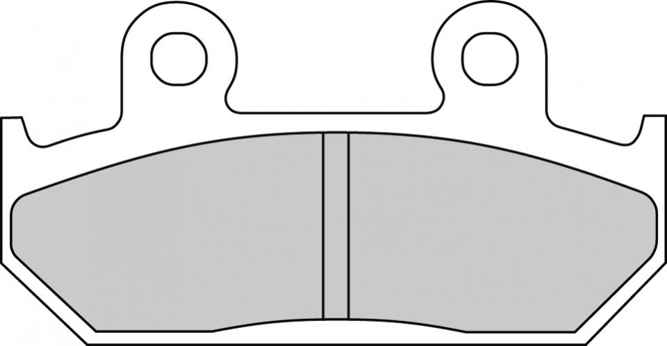 Plaquette de frein Ferodo pour Moto Honda 350 Cb Sg Sj 1986 à 1990 AVG / AVD / FDB2113P Neuf
