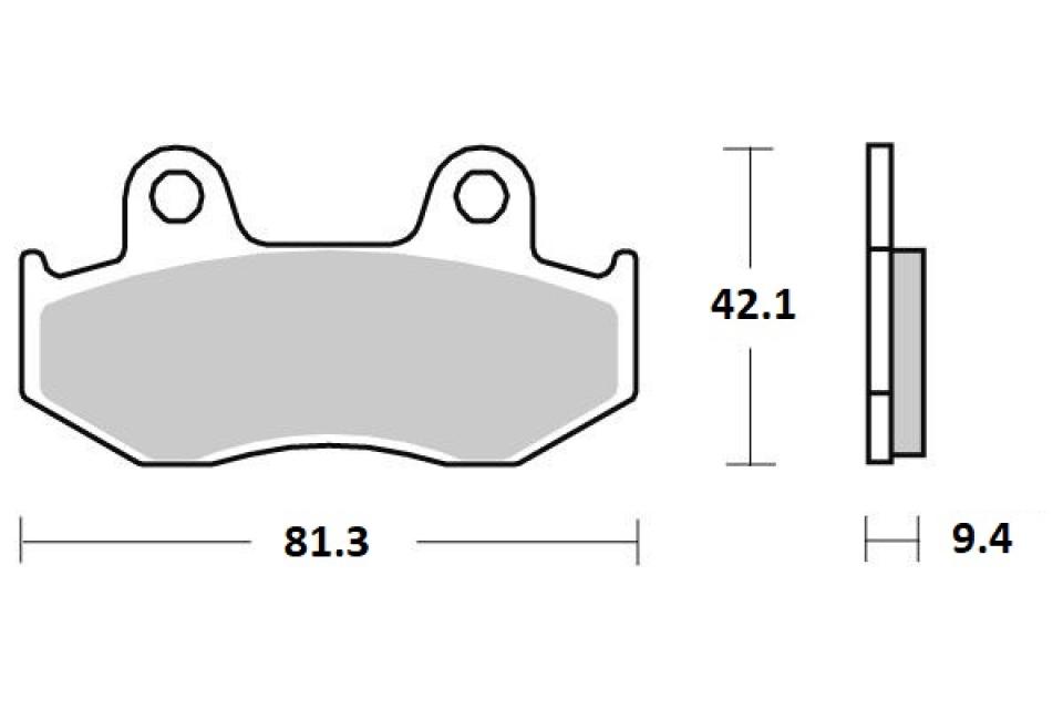 Plaquette de frein Ferodo pour Scooter Suzuki 250 Burgman 1998 à 2002 AN111 / AR / FDB2119P Neuf