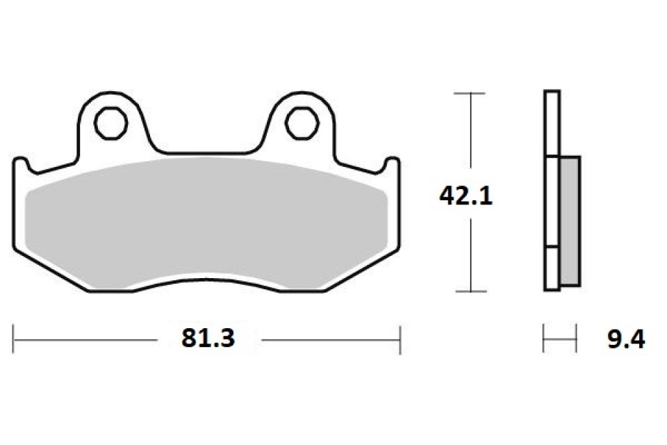 Plaquette de frein Ferodo pour Scooter Suzuki 400 Burgman 1999 à 2002 AU111 / AR Neuf