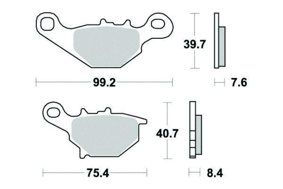 Plaquette de frein Ferodo pour Moto Suzuki 85 RM grandes roues 2003 à 2022 AV Neuf