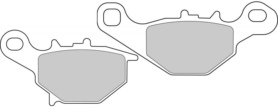 Plaquette de frein Ferodo pour Moto Suzuki 80 RM 1996 à 2001 AV / FDB2133SG Neuf