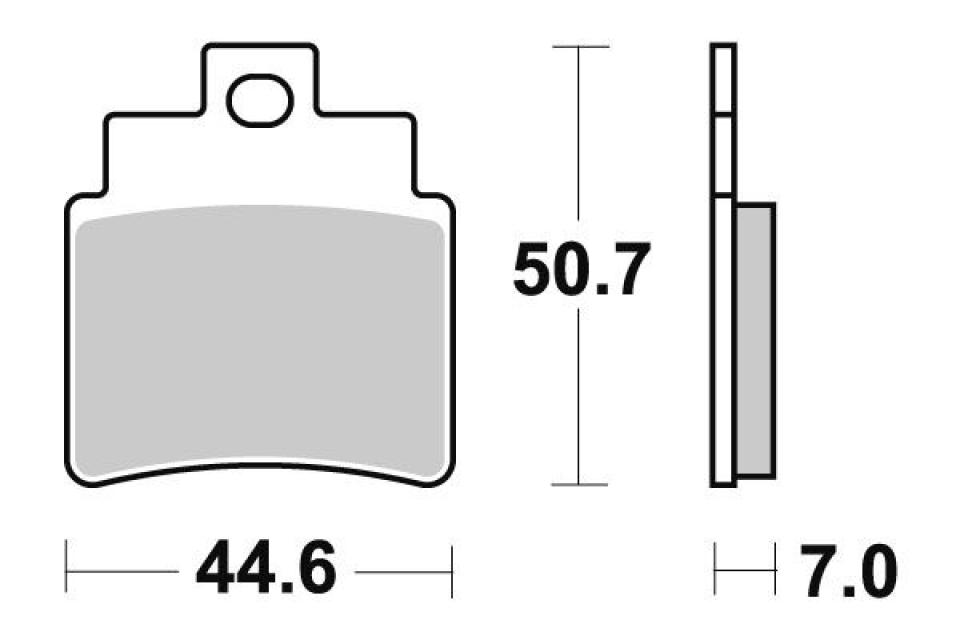 Plaquette de frein Ferodo pour Quad Kymco 300 Maxxer 2016 à 2022 L30070 / AV Neuf