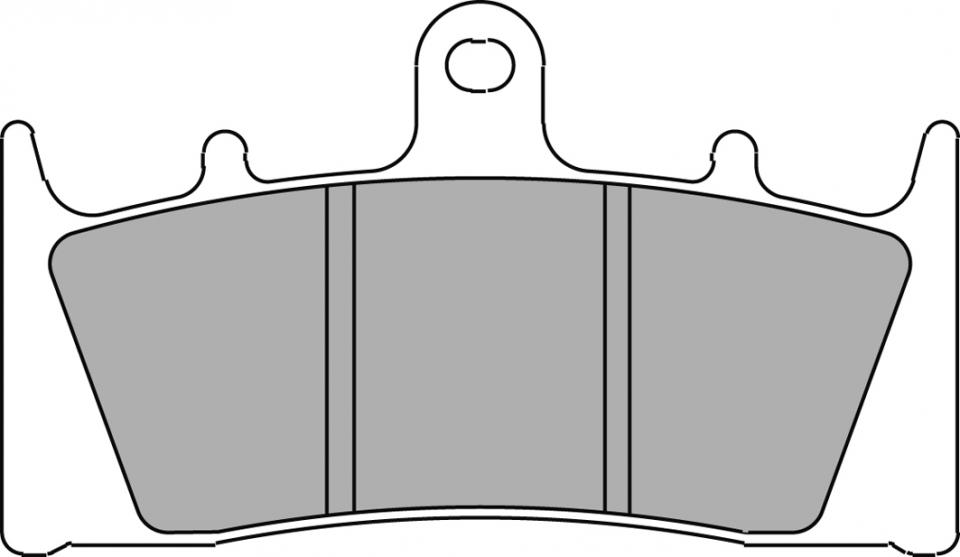 Plaquette de frein Ferodo pour Moto Kawasaki 1200 ZRX R 2001 à 2006 AVG / AVD Neuf