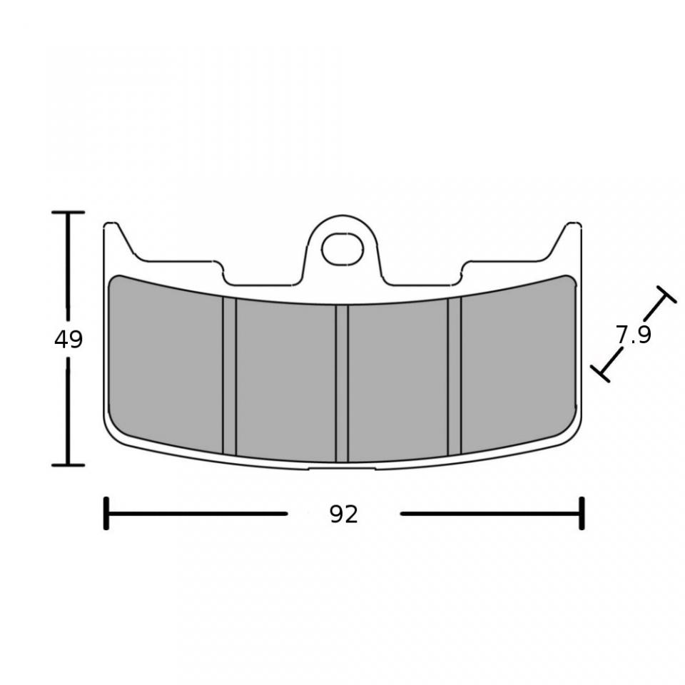 Plaquette de frein Ferodo pour Moto Buell 1200 XB-12R 2004 XB1 / AV Neuf
