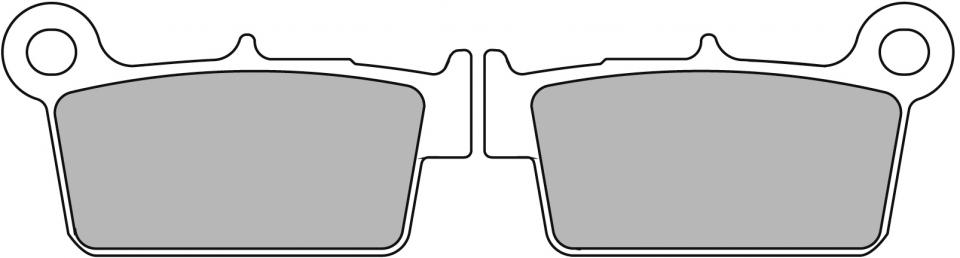 Plaquette de frein Ferodo pour Moto Gas gas 300 Ec Enduro 2T 2009 à 2020 AR Neuf