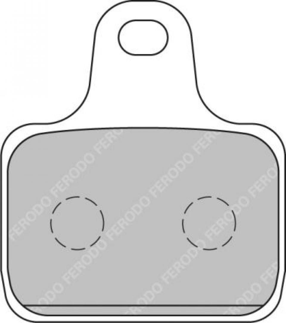 Plaquette de frein Ferodo pour Moto MV Agusta 1000 F4 2006 à 2008 AV / FDB2166XRAC Neuf
