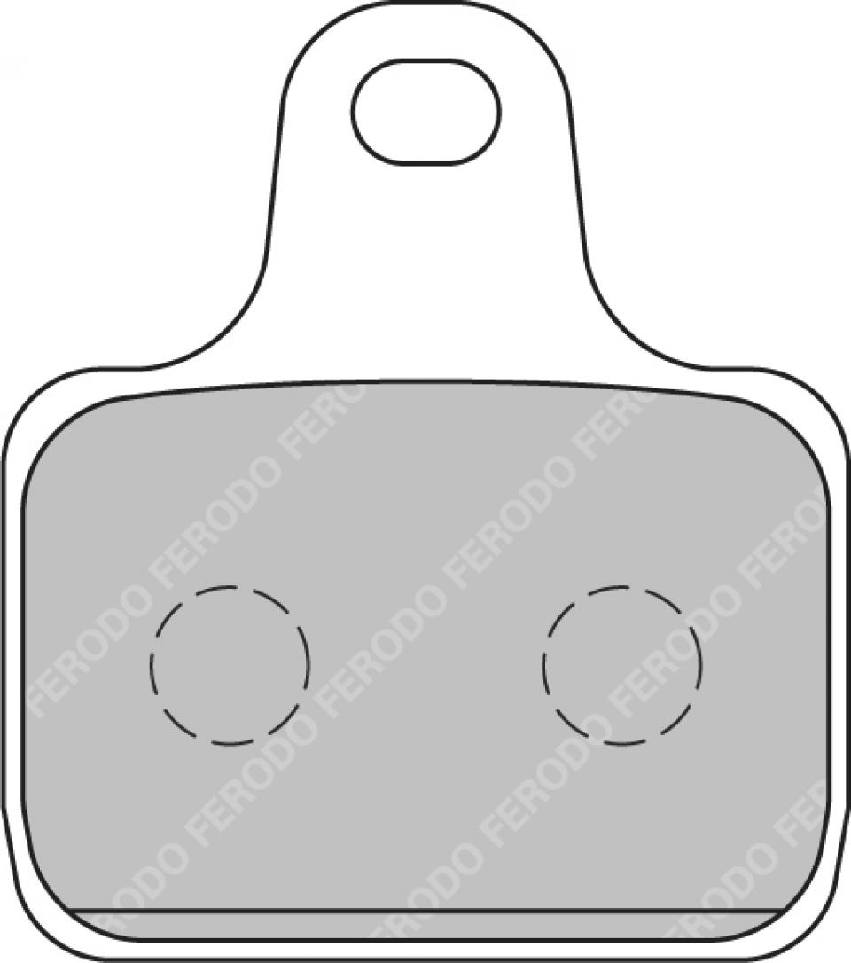 Plaquette de frein Ferodo pour Moto MV Agusta 1000 F4 2006 à 2008 AV / FDB2166XRAC Neuf