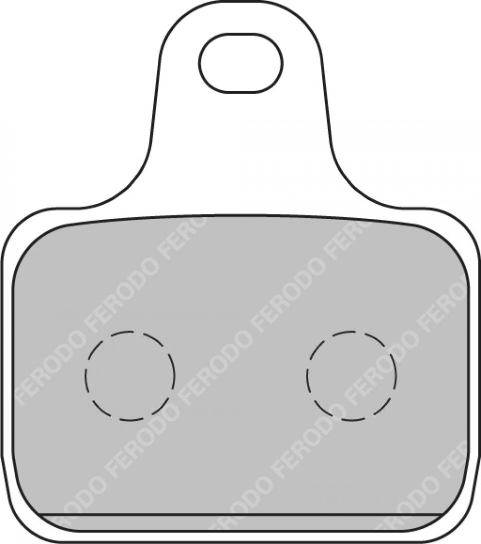 Plaquette de frein Ferodo pour Moto MV Agusta 1000 F4 2006 à 2008 AV / FDB2166XRAC Neuf