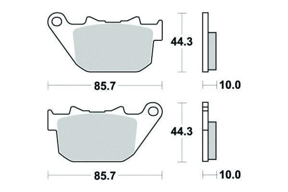 Plaquette de frein Ferodo pour Moto Harley Davidson 883 XL 2009 à 2013 LE2 / AR / FDB2180P Neuf