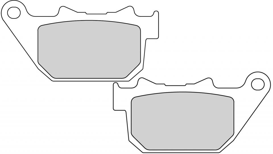 Plaquette de frein Ferodo pour Moto Harley Davidson 1200 Xl R 2004 à 2008 AR / FDB2180ST Neuf