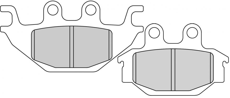 Plaquette de frein Ferodo pour Quad Arctic cat 250 DVX 2006 à 2008 AVG / AVD Neuf