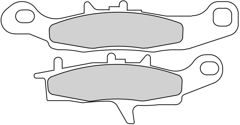 Plaquette de frein Ferodo pour Quad Kawasaki 700 KFX V-force 2004 à 2011 AVG Neuf