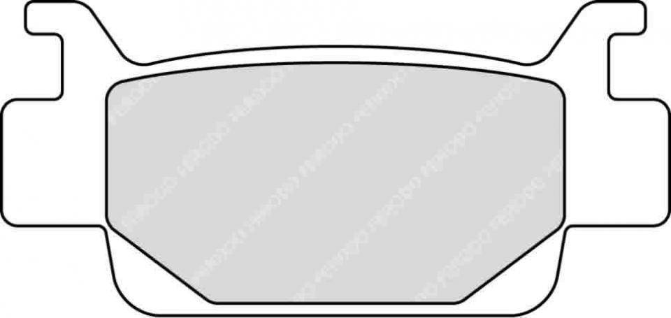 Plaquette de frein Ferodo pour Moto Honda 500 TRX 2005 à 2009 TE31U / AV / FDB2195SG Neuf