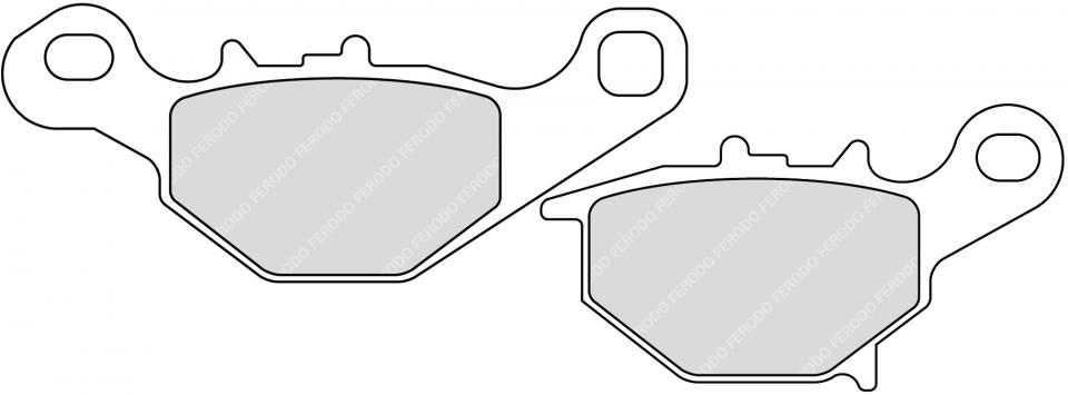 Plaquette de frein Ferodo pour Moto Suzuki 85 RM grandes roues 2005 à 2022 AR / FDB2197SG Neuf