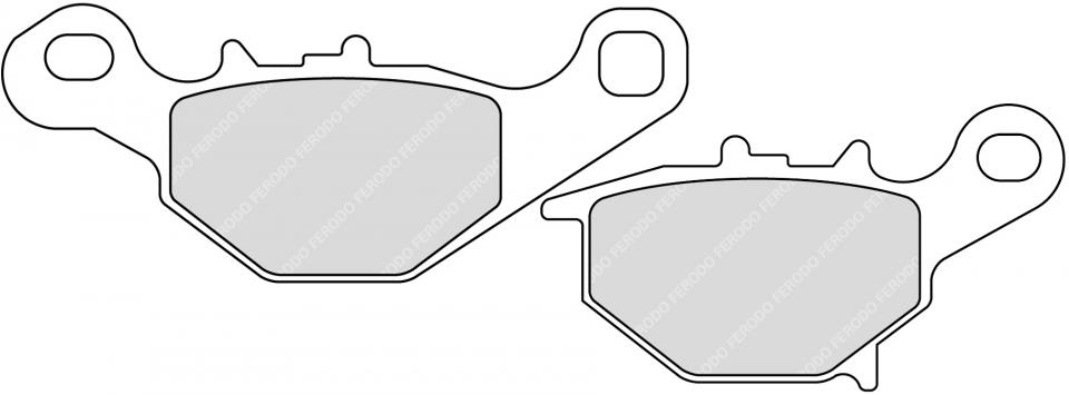Plaquette de frein Ferodo pour Moto Suzuki 85 RM grandes roues 2005 à 2022 AR / FDB2197SG Neuf