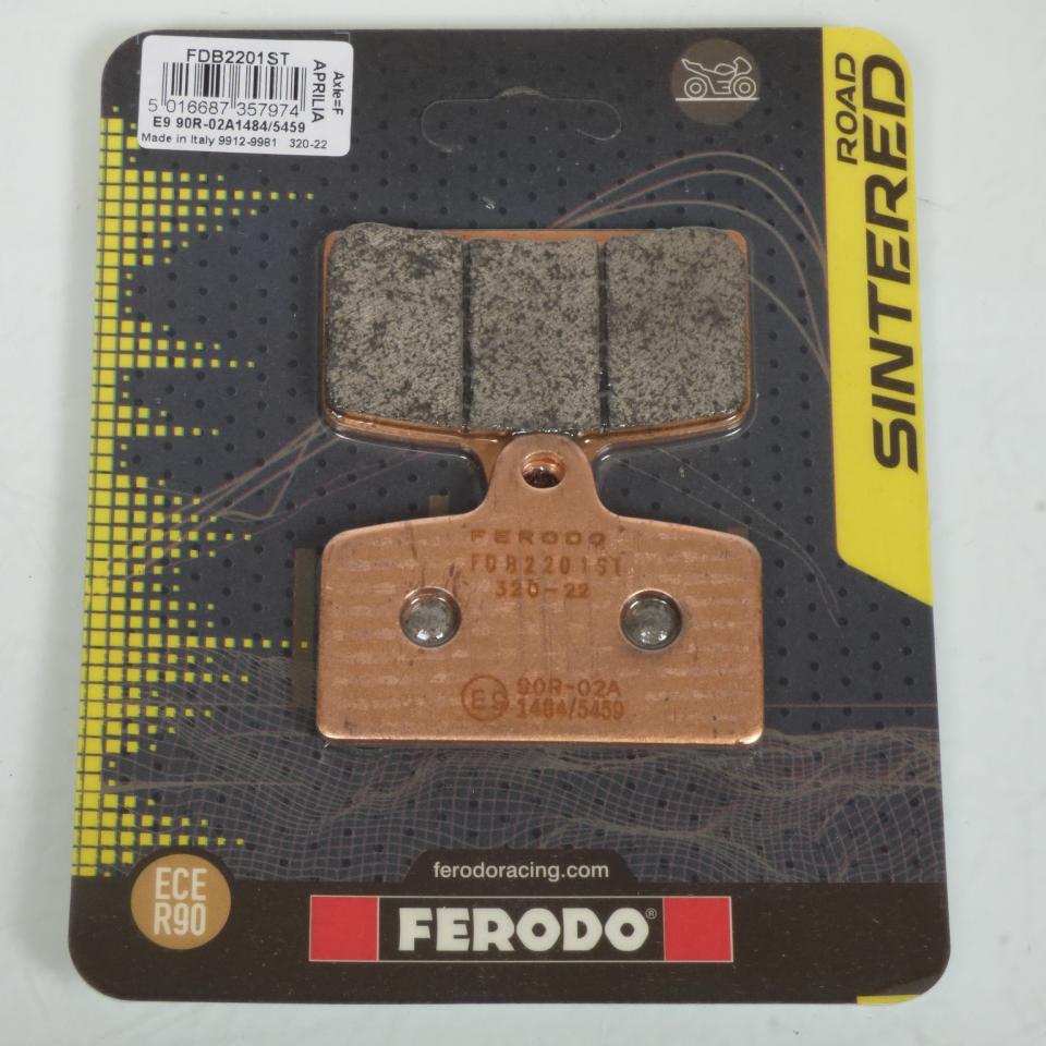Plaquette de frein Ferodo pour Moto Derbi 125 GPR 2009 à 2010 RG1A1A / AV Neuf