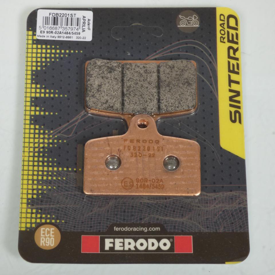 Plaquette de frein Ferodo pour Moto Derbi 125 GPR 4T 2009 à 2012 AV Neuf