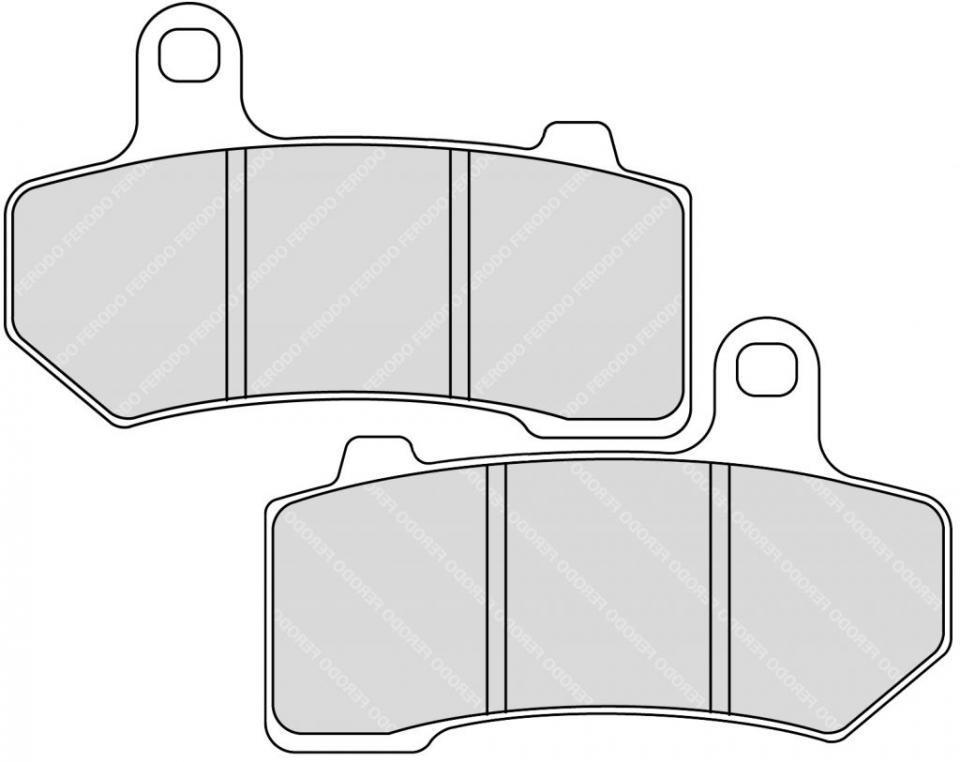 Plaquette de frein Ferodo pour Moto Harley Davidson 1250 Vrsc V-Rod 2007 à 2010 AV Neuf