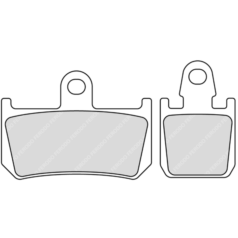 Plaquette de frein Ferodo pour Moto Yamaha 1000 YZF R1 2007 à 2014 AVG / AVD / FDB2217XRAC Neuf