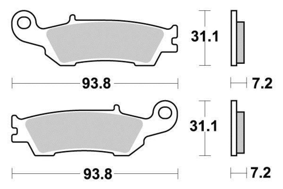 Plaquette de frein Ferodo pour Moto Fantic 125 XE 2T 2020 à 2023 AV Neuf