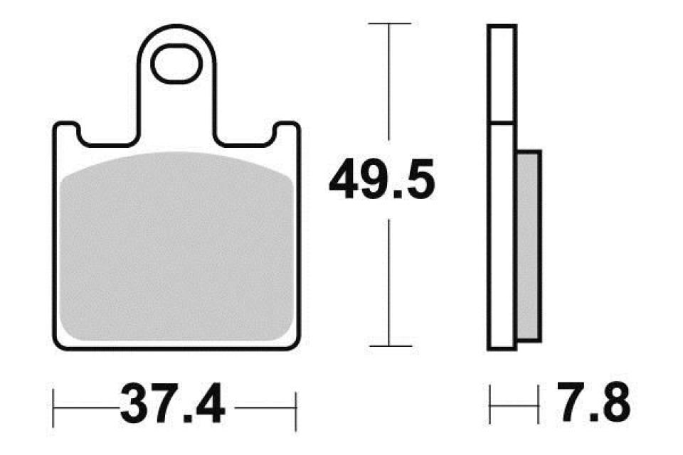 Plaquette de frein Ferodo pour Moto Kawasaki 750 Z R 2011 à 2013 AVG / AVD Neuf