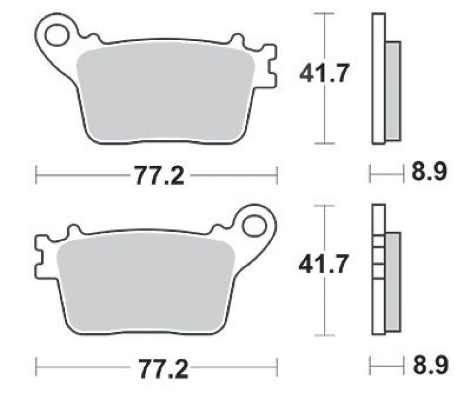 Plaquette de frein Ferodo pour Moto Suzuki 600 Gsx-R 2014 C3111/C3211/C3311 / AR / FDB2221P Neuf