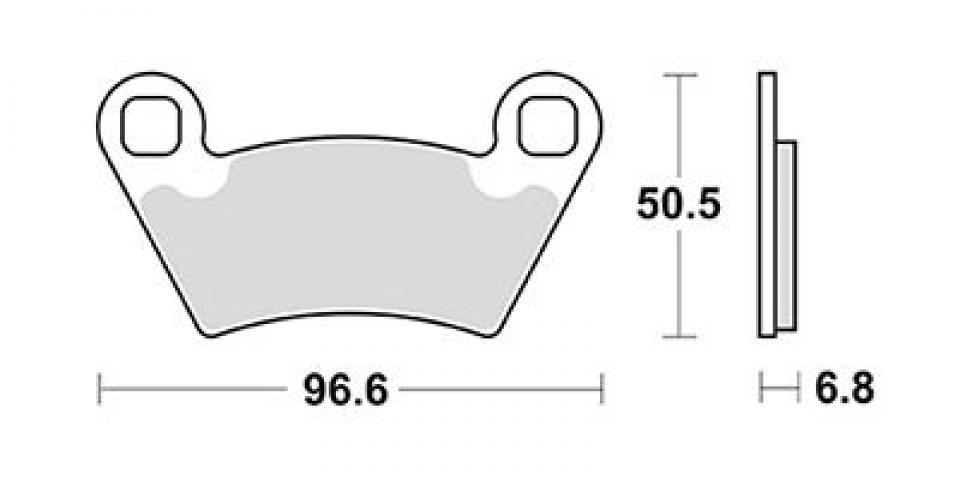 Plaquette de frein Ferodo pour Quad Polaris 325 Ace 2014 à 2015 AR / FDB2236SG Neuf
